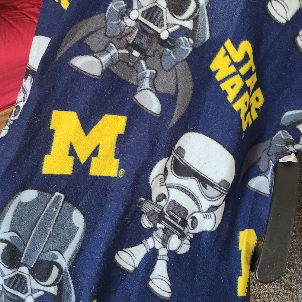 Star Wars and Michigan Fleece Blanket